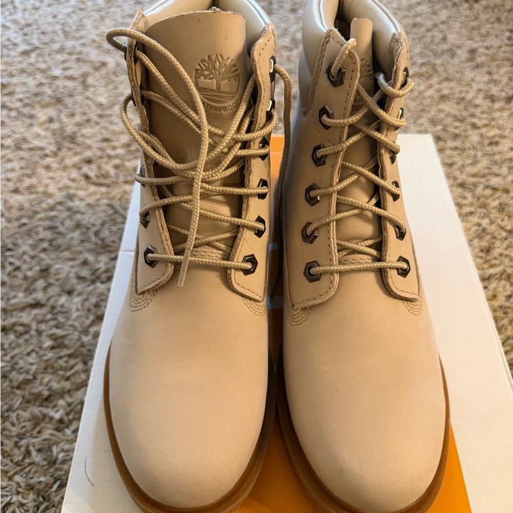 Timberland Women's light taupe Waterproof Boots - Picture 2 of 5